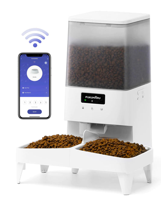FUKUMARU Automatic Wi-Fi Cat or Dog Feeder with Freshness Preservation 5L Timer